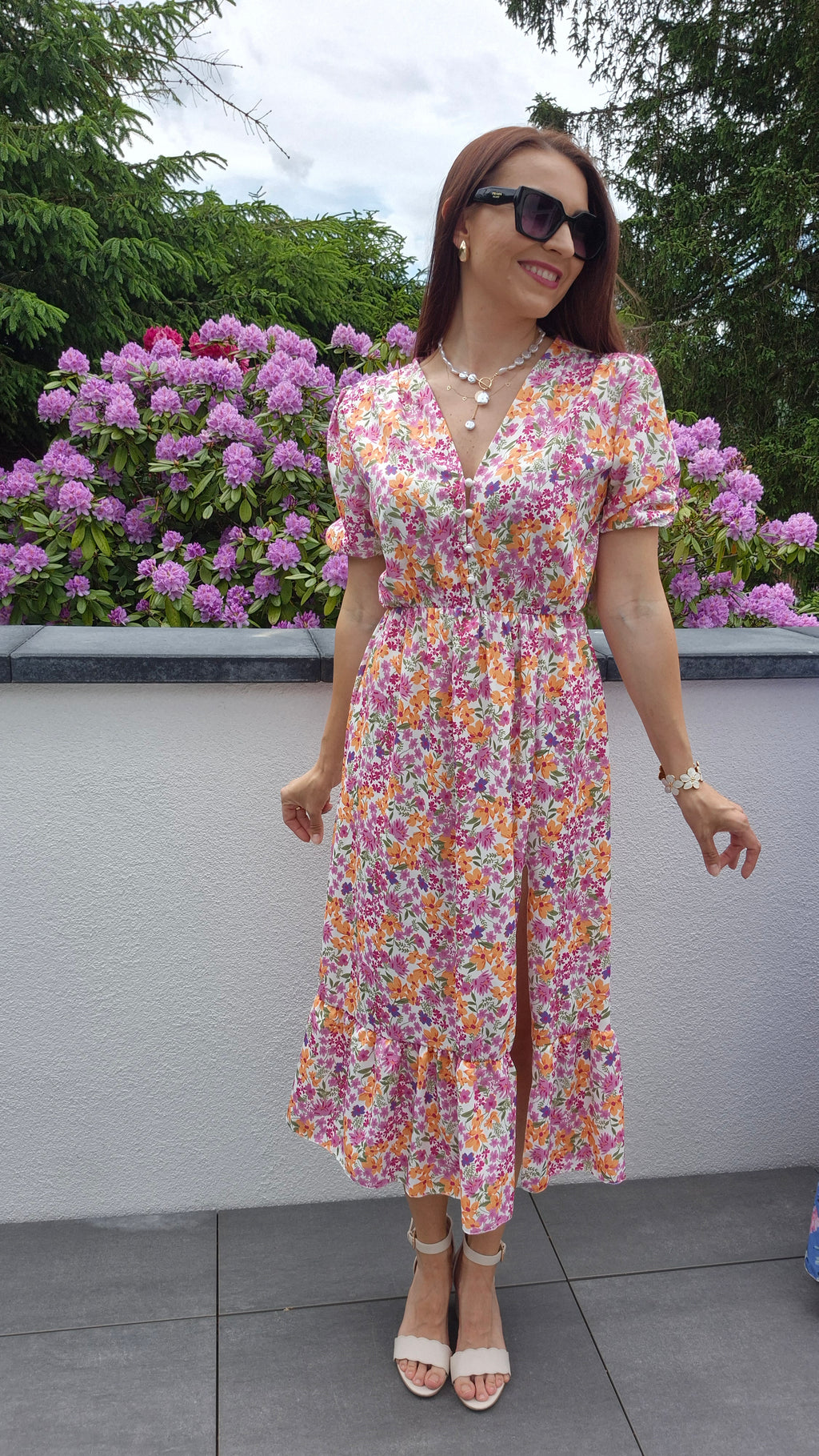 Midikleid Nela Bunt