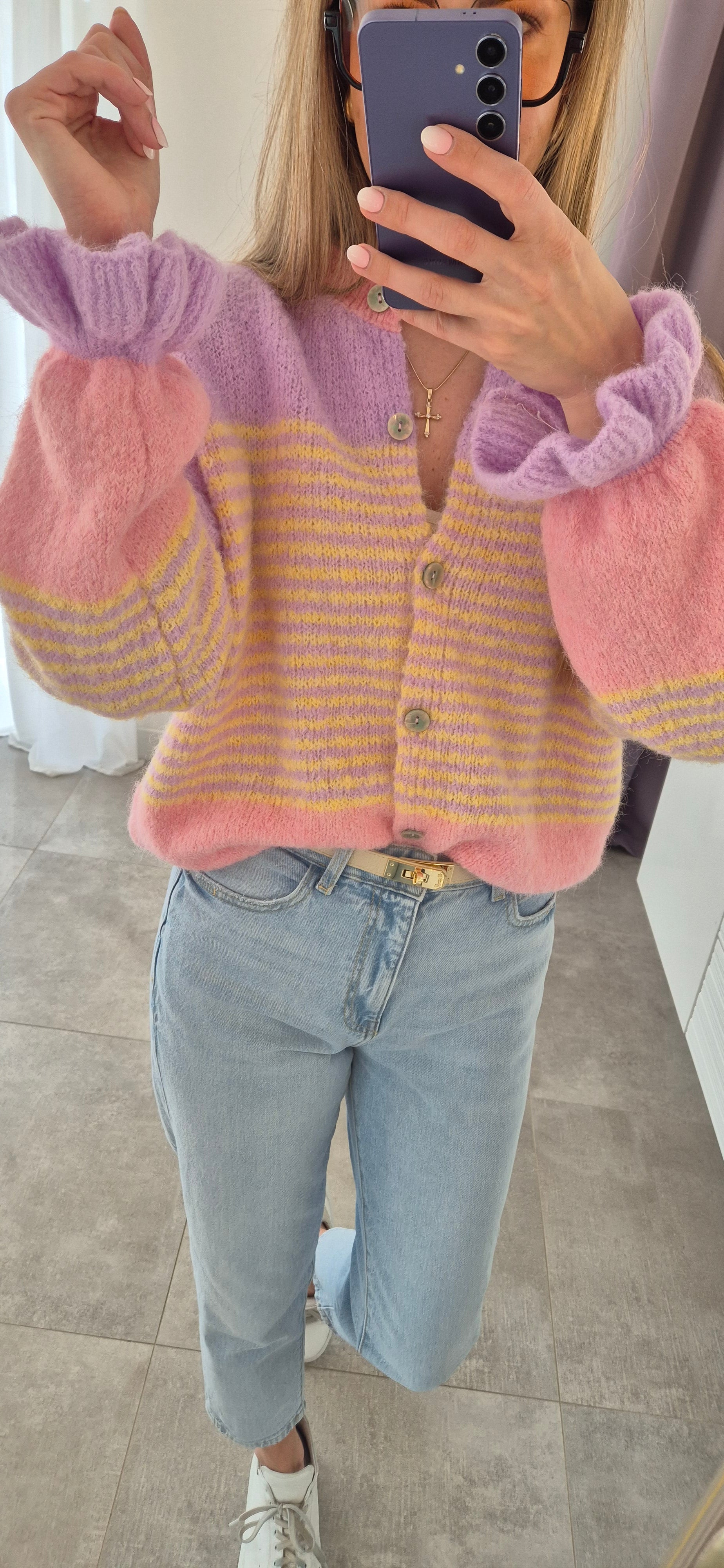 Cardigan Leelee Gelb