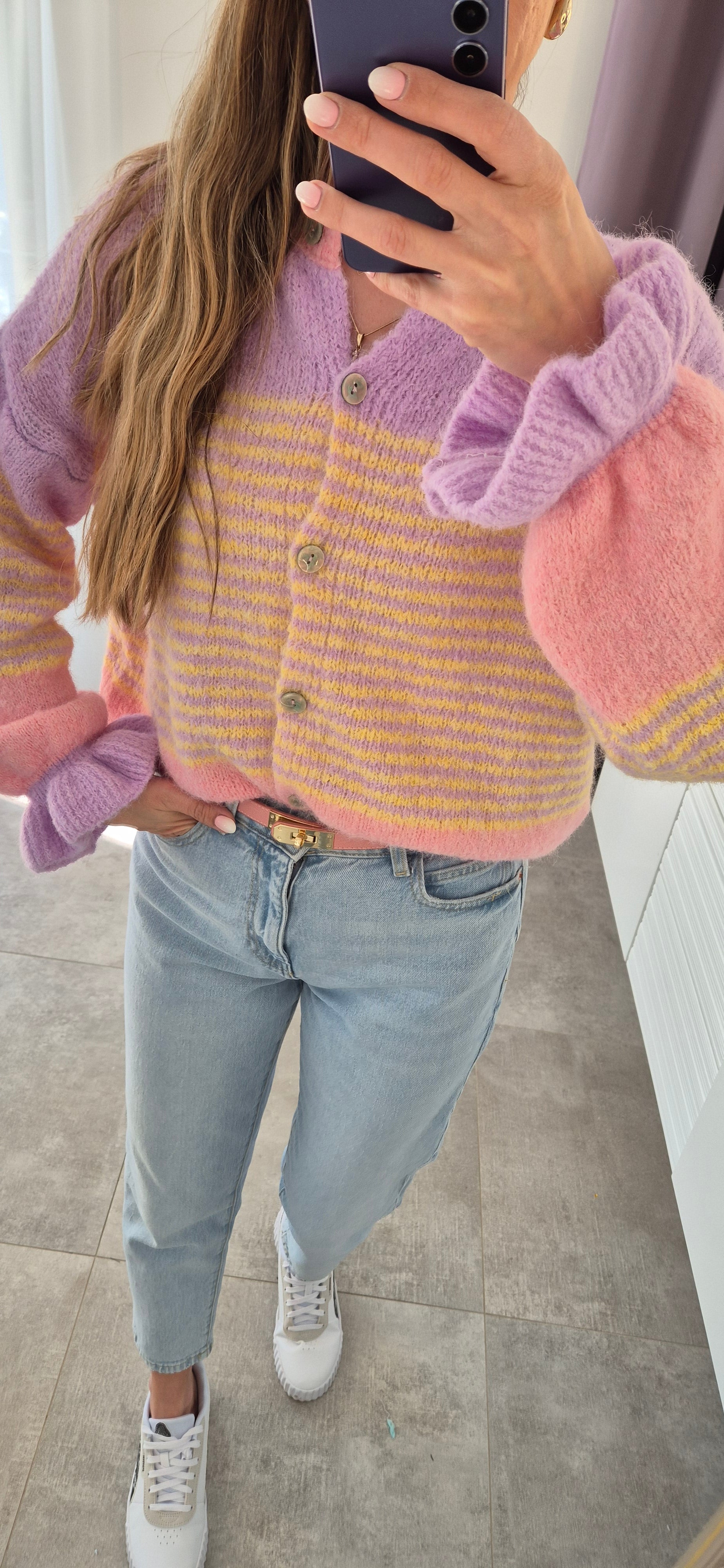 Cardigan Leelee Gelb