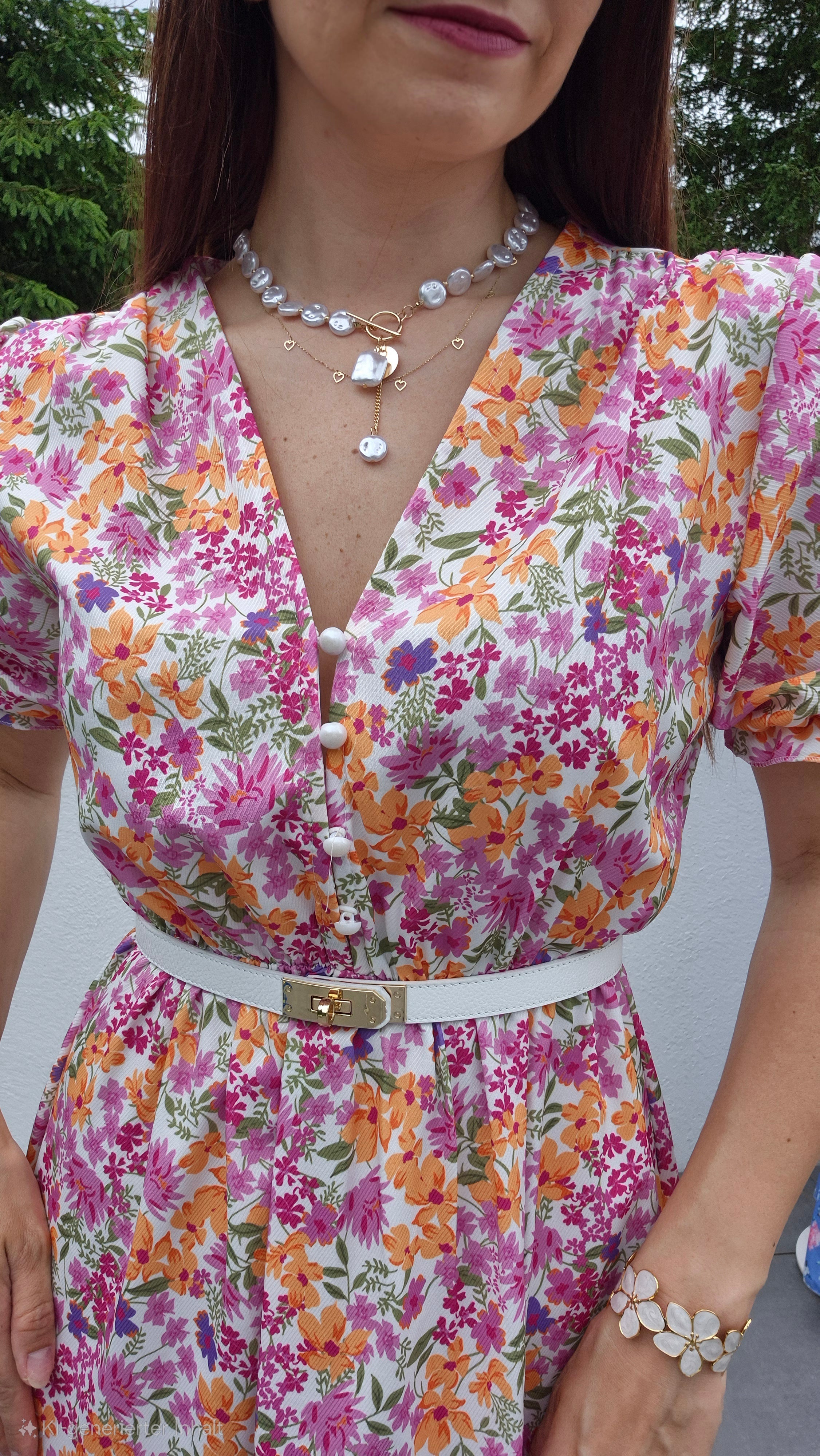 Midikleid Nela Bunt