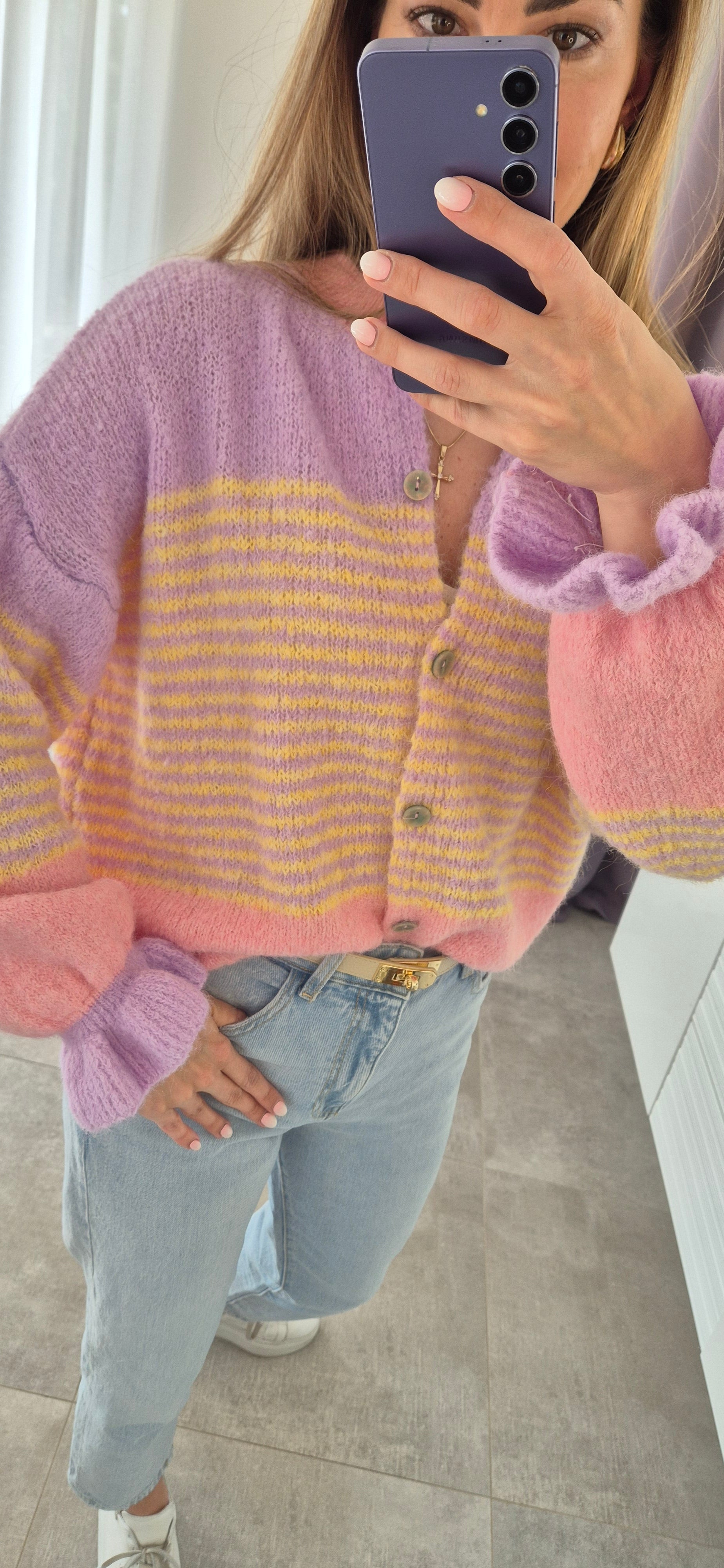 Cardigan Leelee Gelb