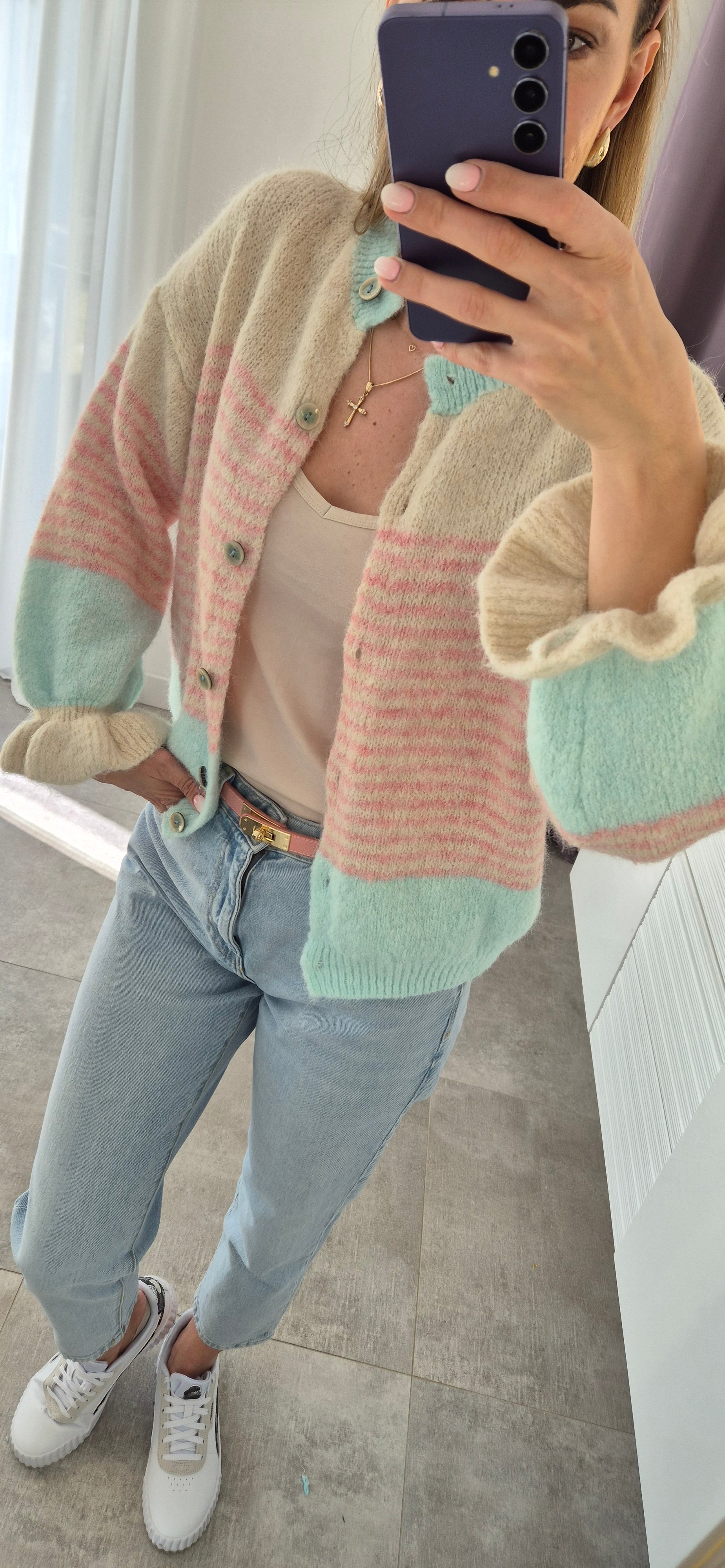 Cardigan Leelee Turkis