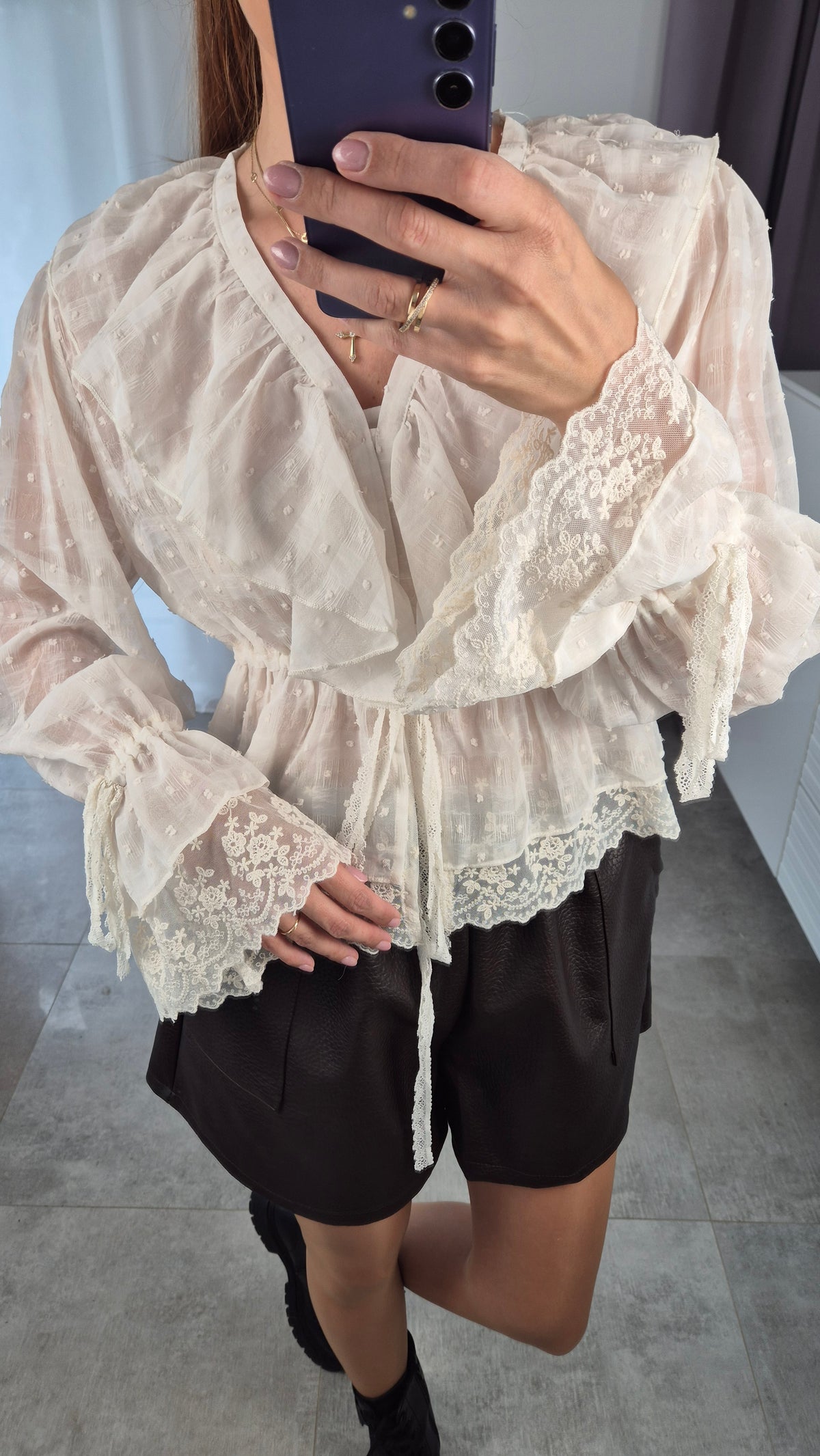 Bluse ROMA Beige