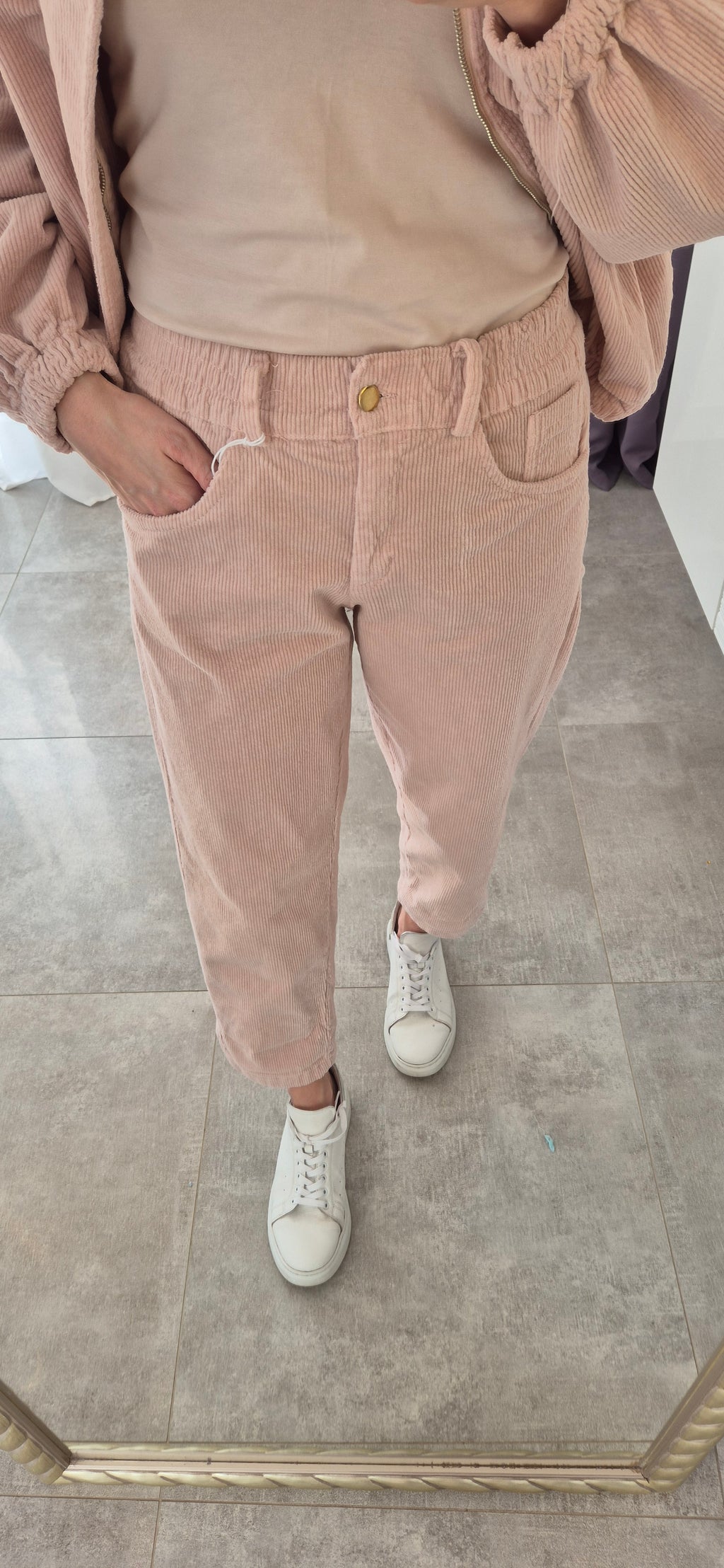 Kordhose Puderrosa