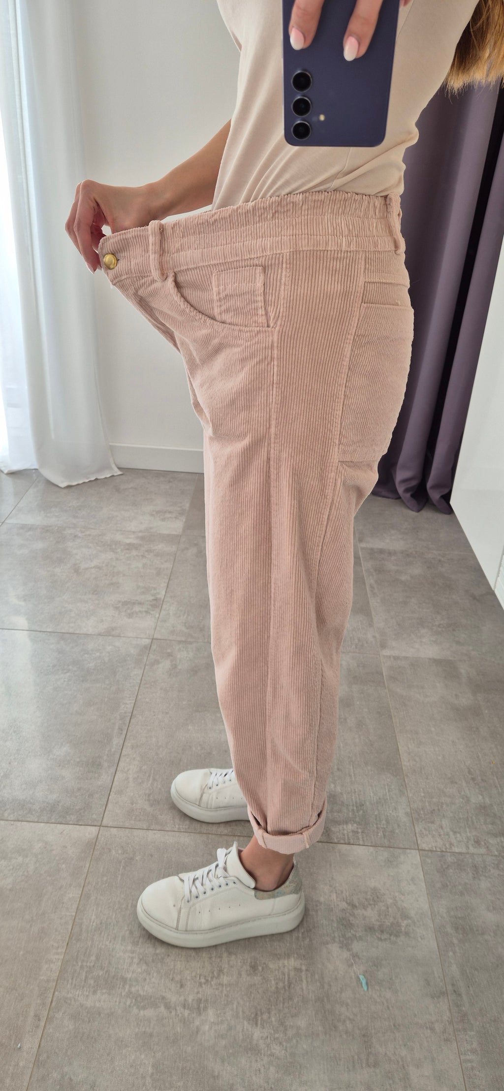 Kordhose Puderrosa