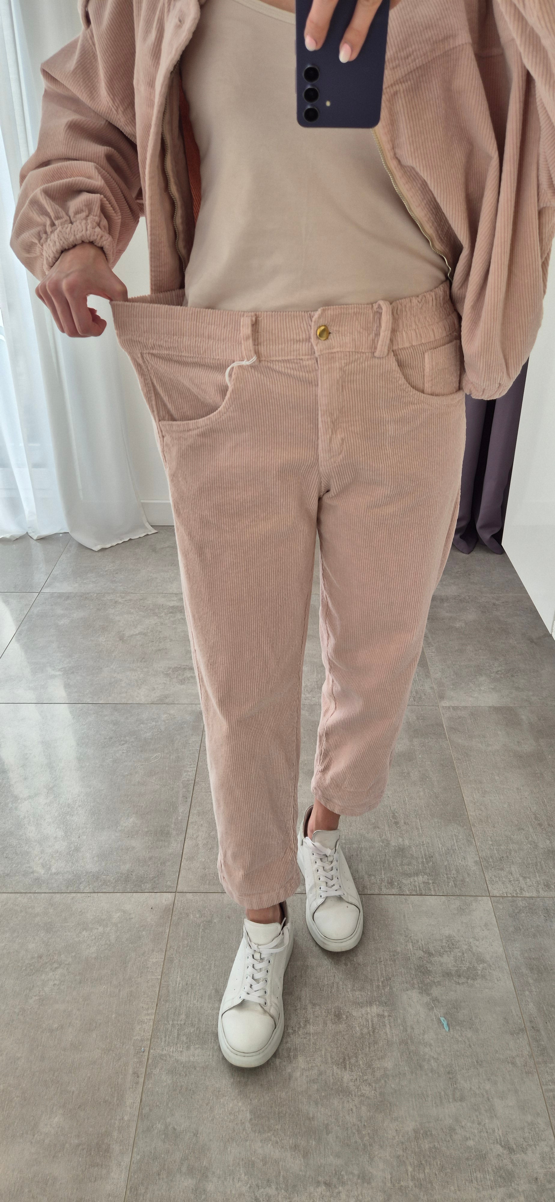 Kordhose Puderrosa