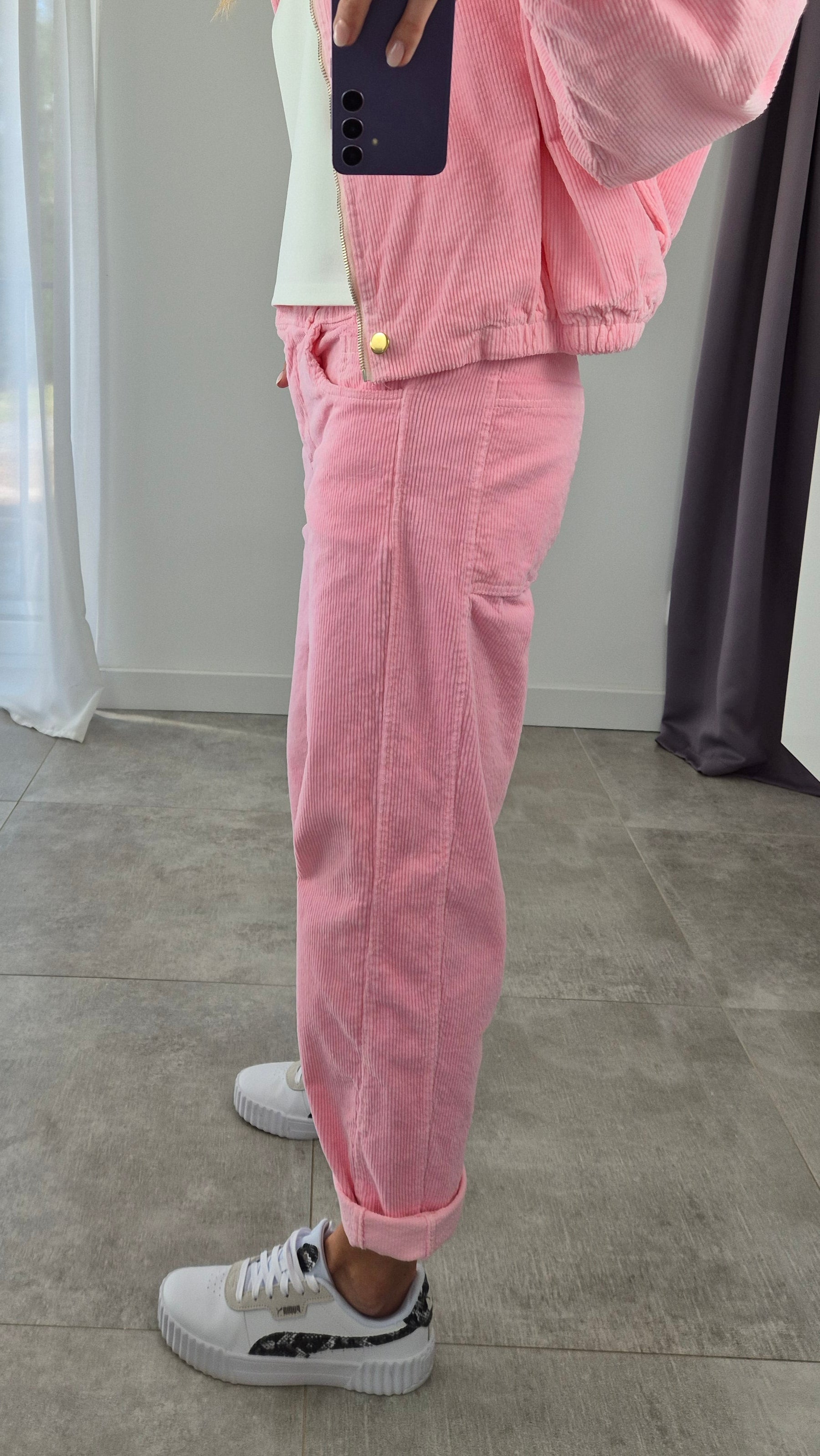 Kordhose Pink