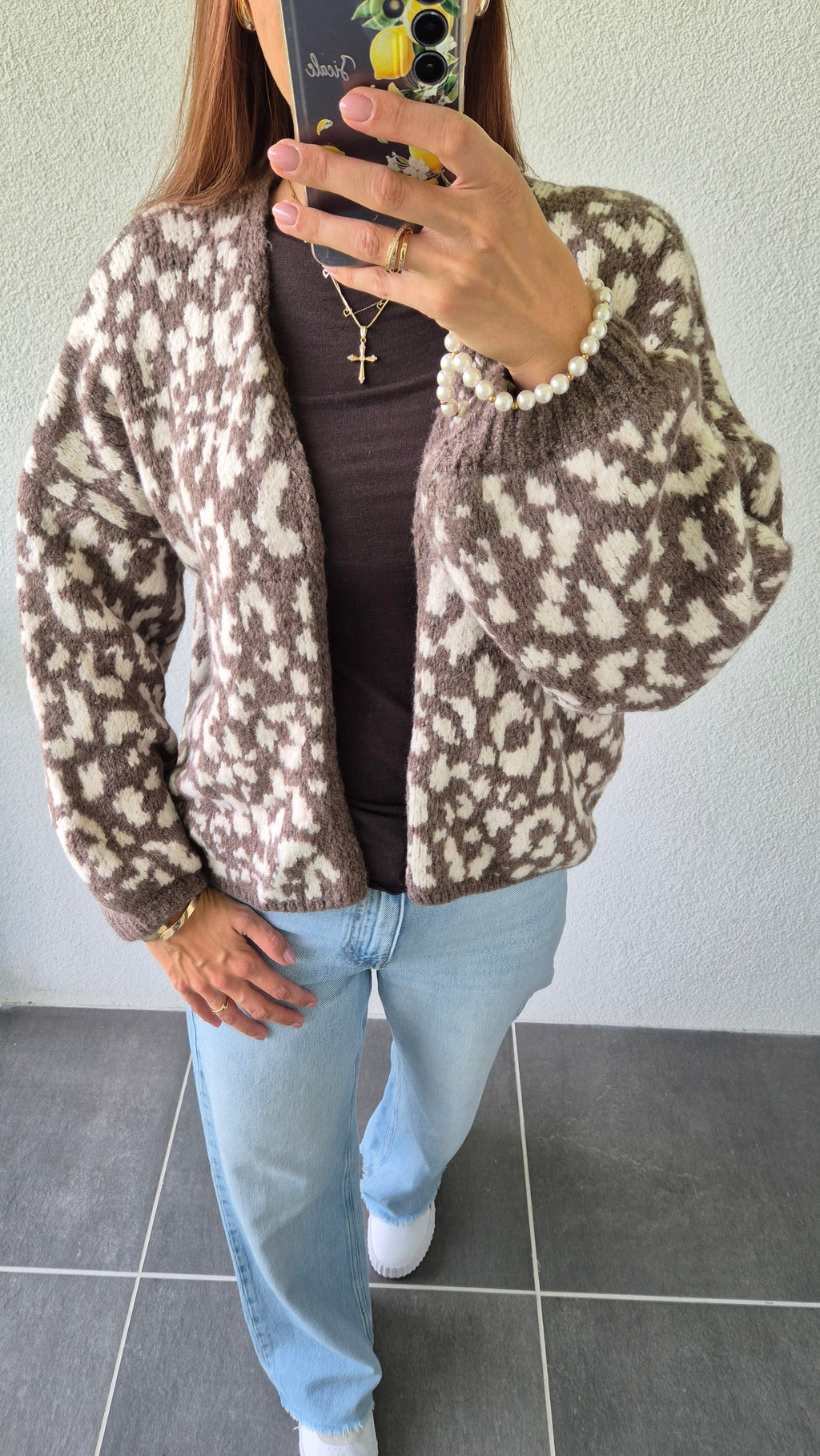 Cardigan LEO Fango