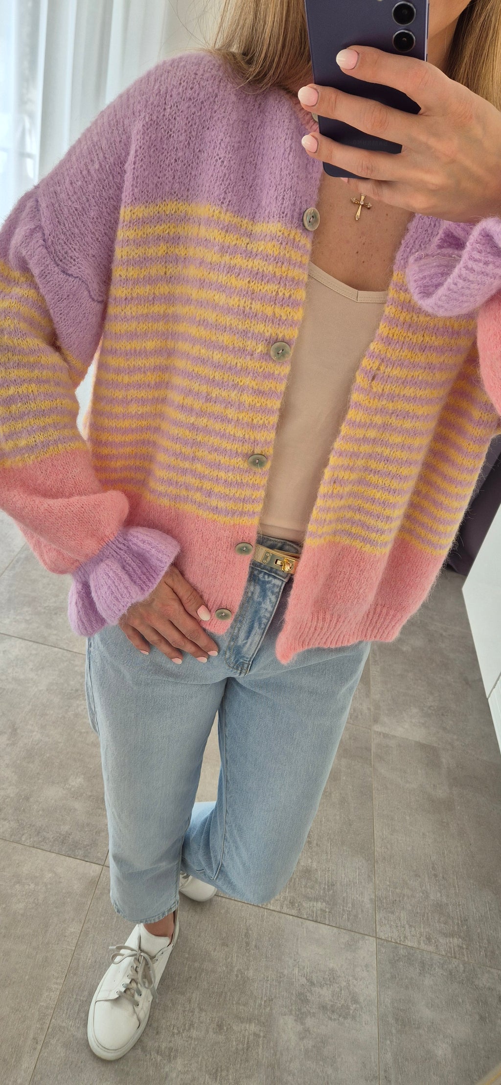 Cardigan Leelee Gelb