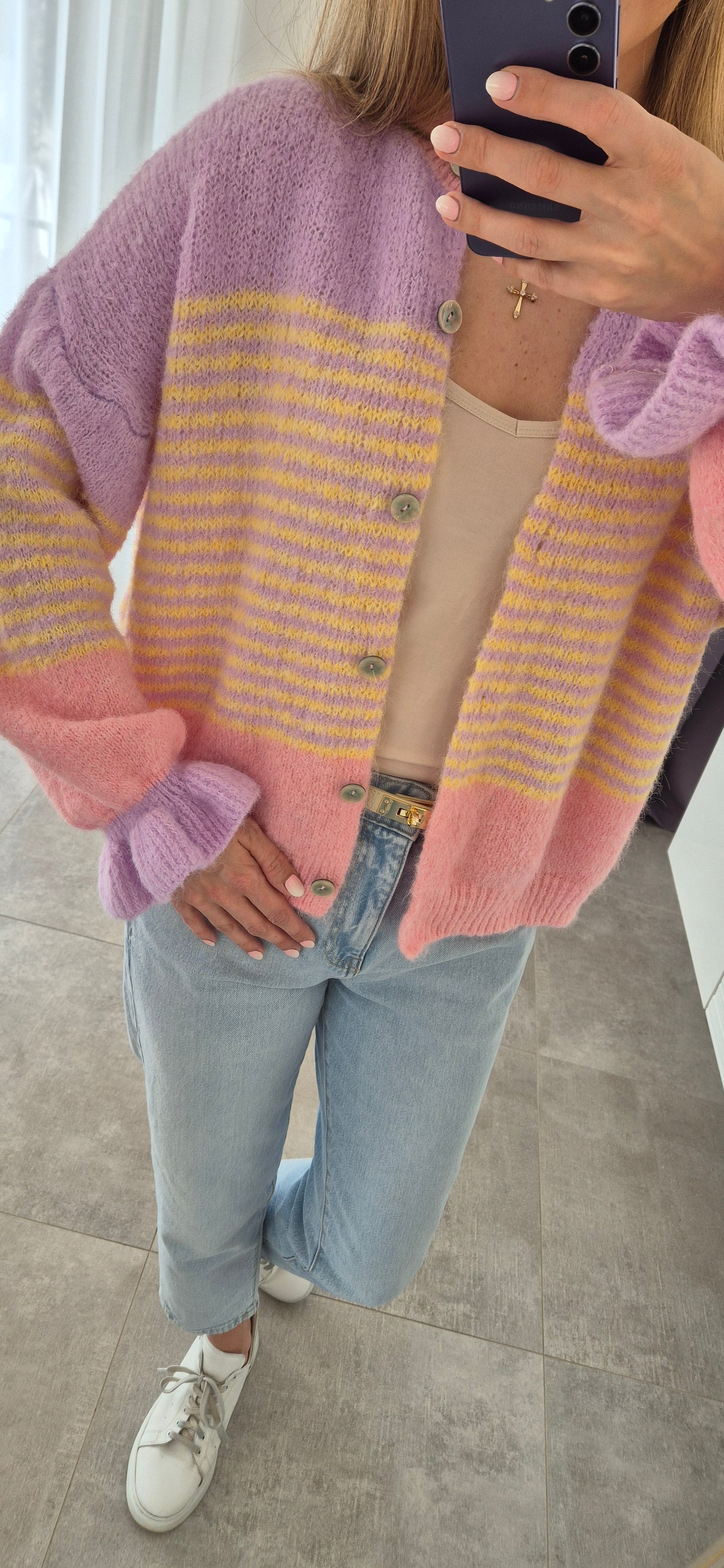 Cardigan Leelee Gelb