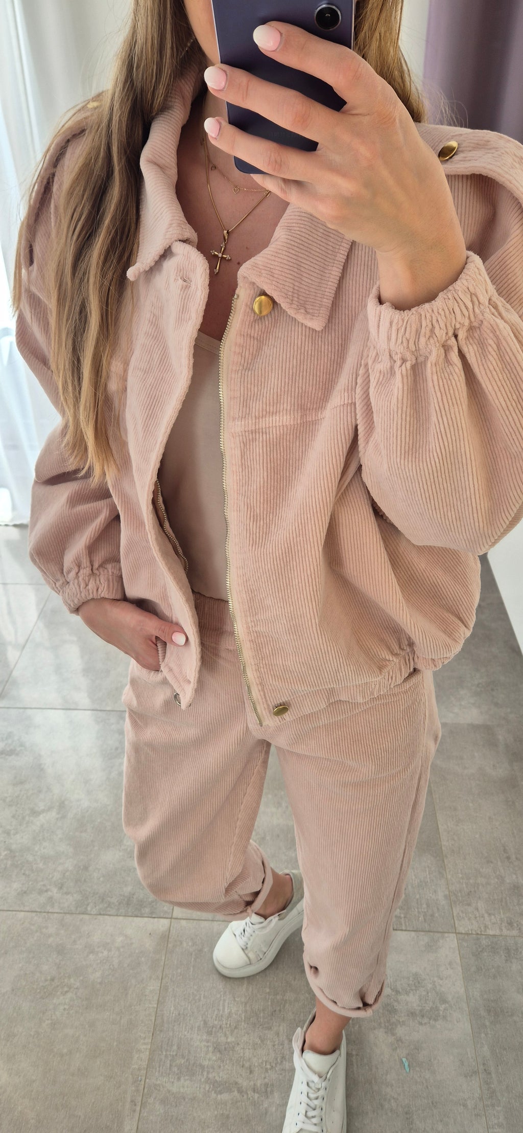 Kordhose Puderrosa