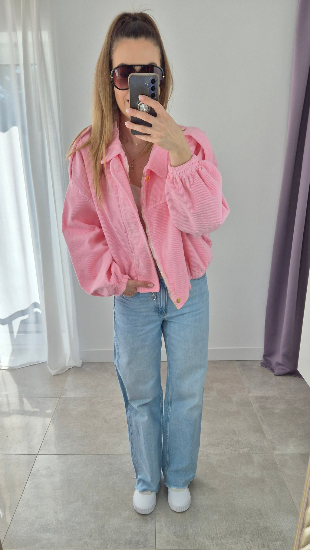 Bomberjacke Pink
