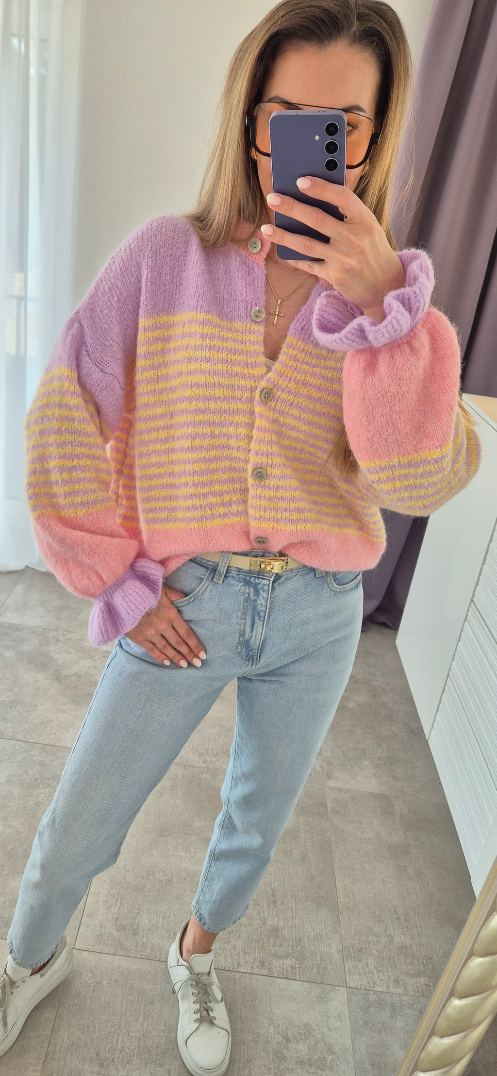 Cardigan Leelee Gelb