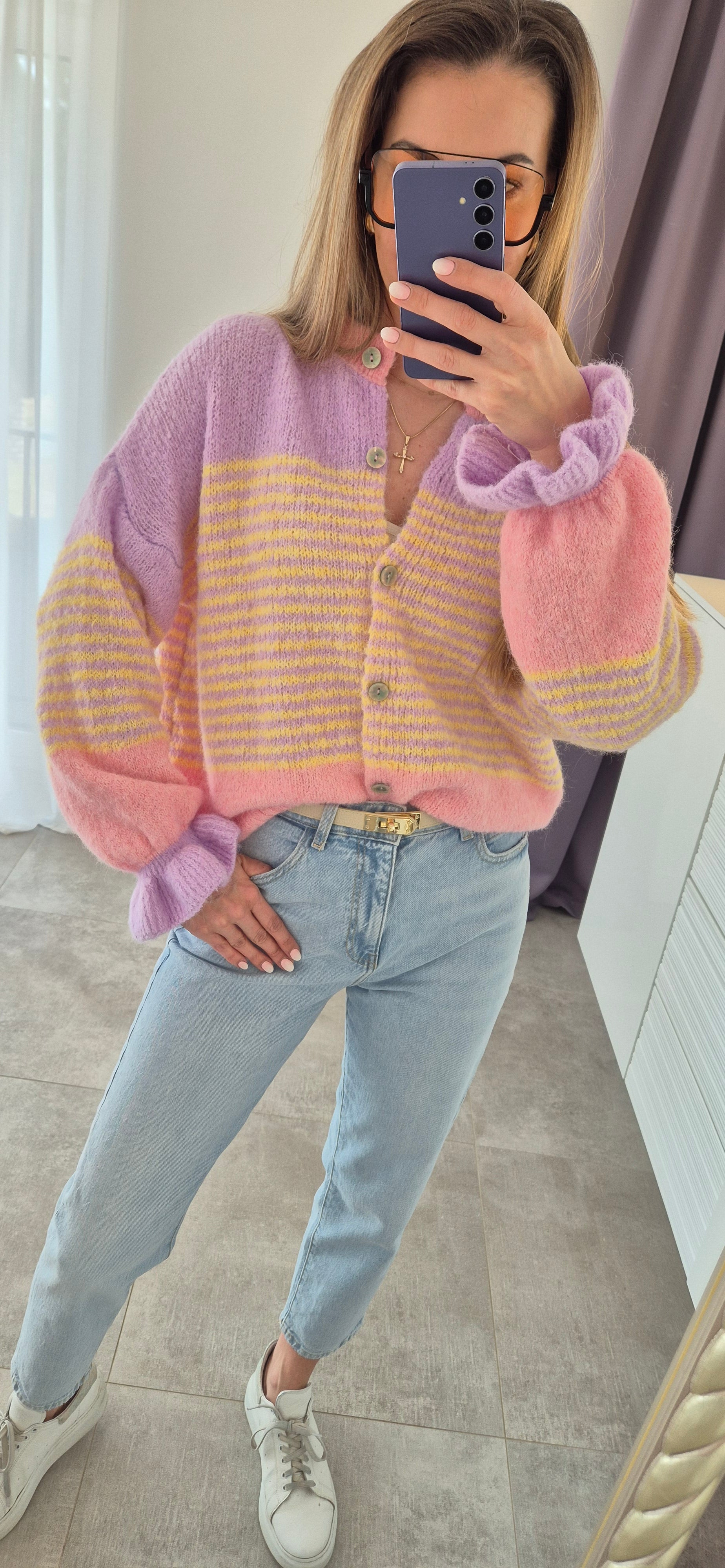 Cardigan Leelee Gelb