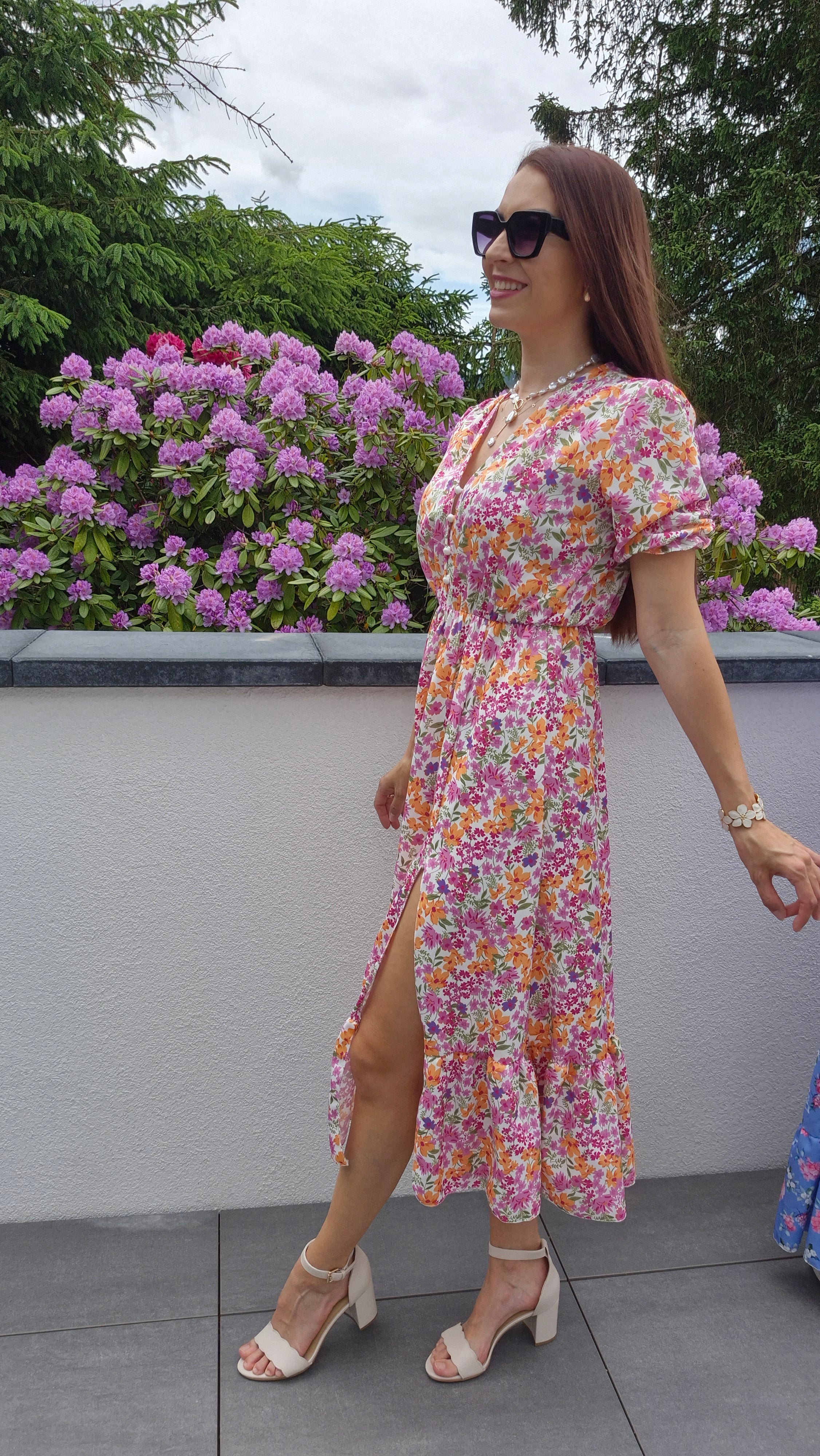 Midikleid Nela Bunt