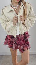 Bomberjacke Hellbeige