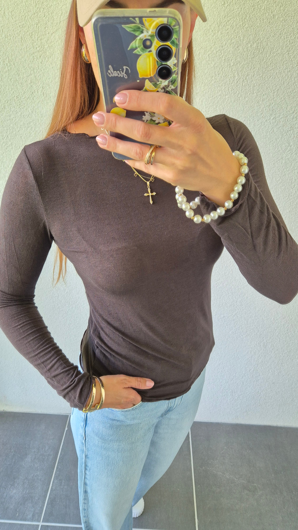Longsleeve Schokolade