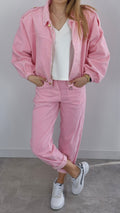 Kordhose Pink