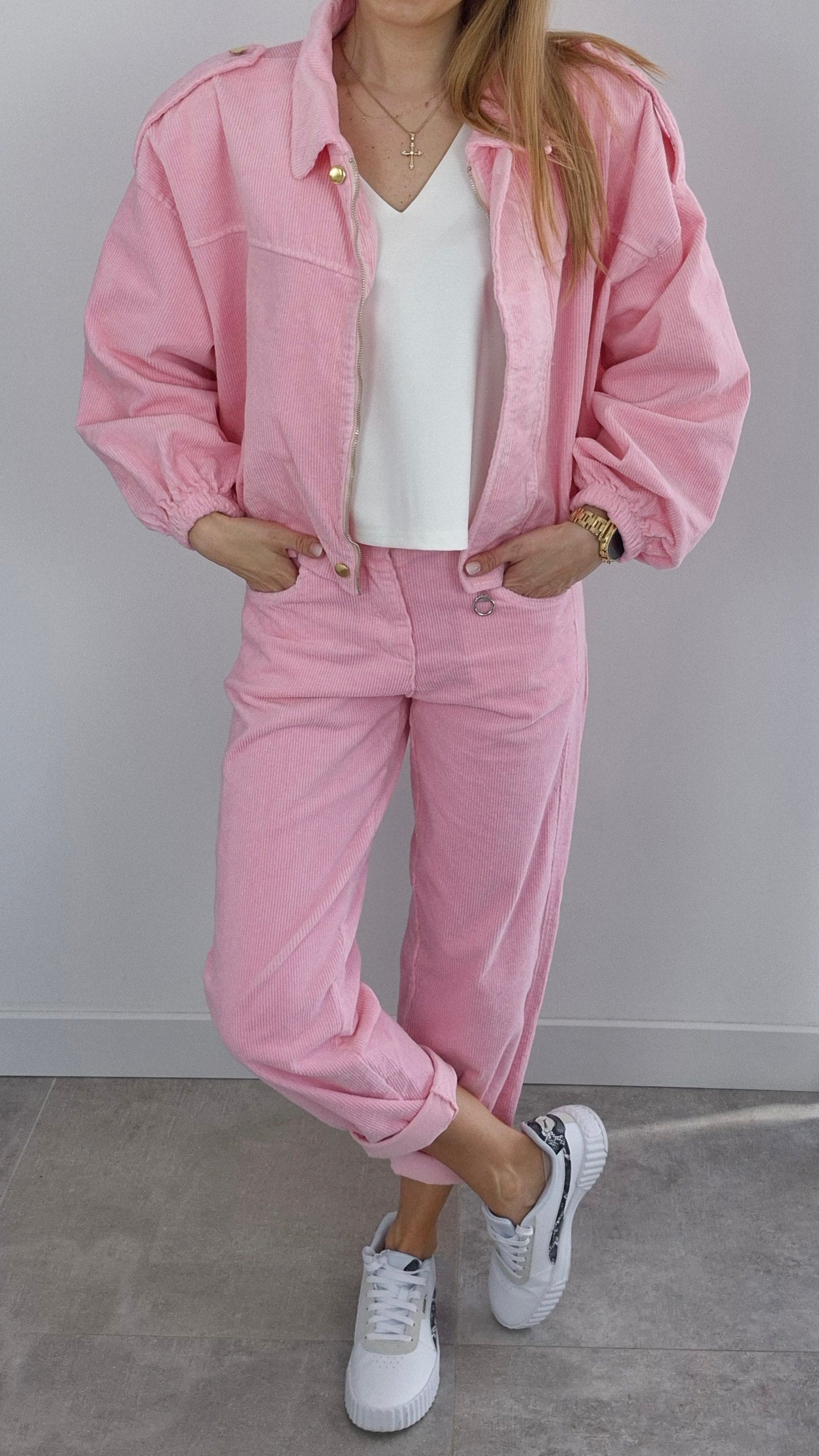 Bomberjacke Pink