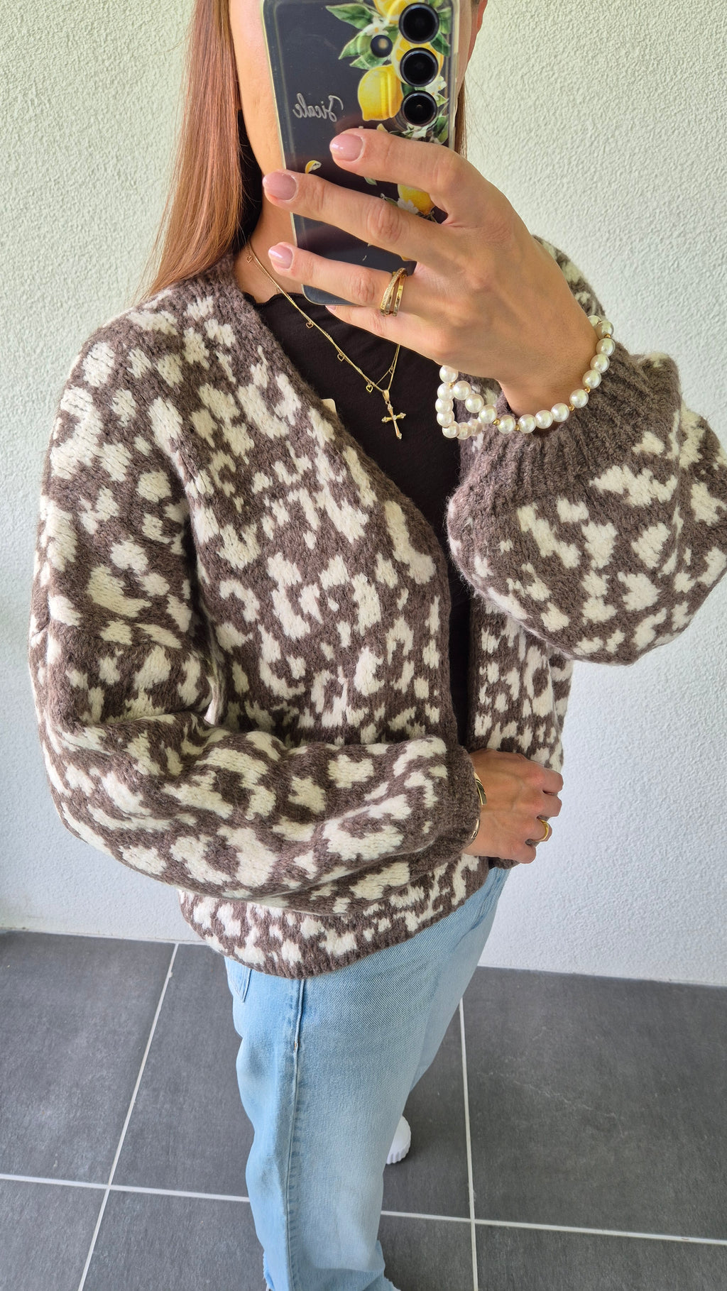 Cardigan LEO Fango