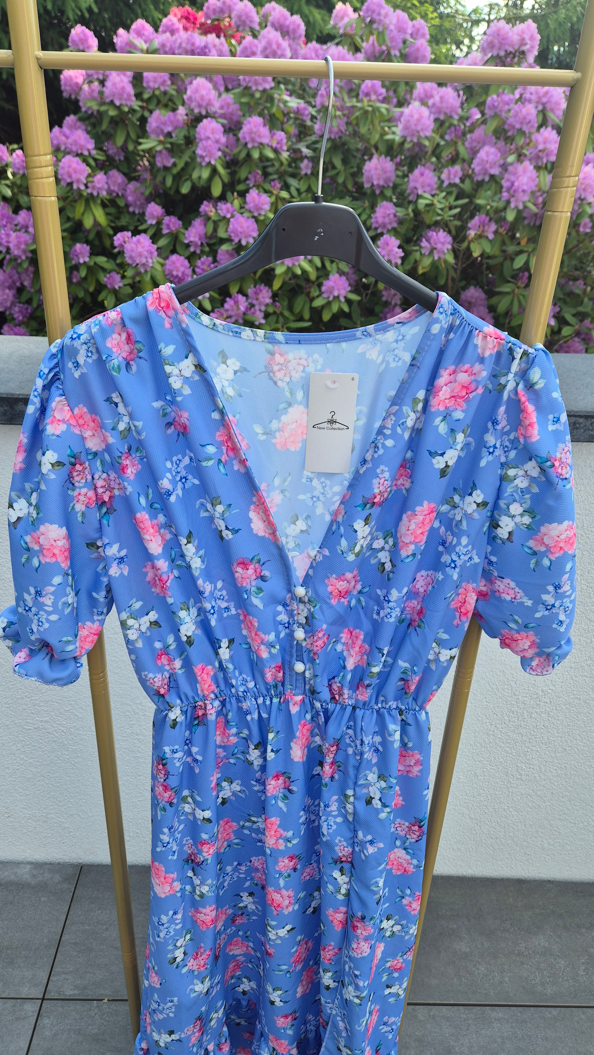 Midikleid Nela Blau