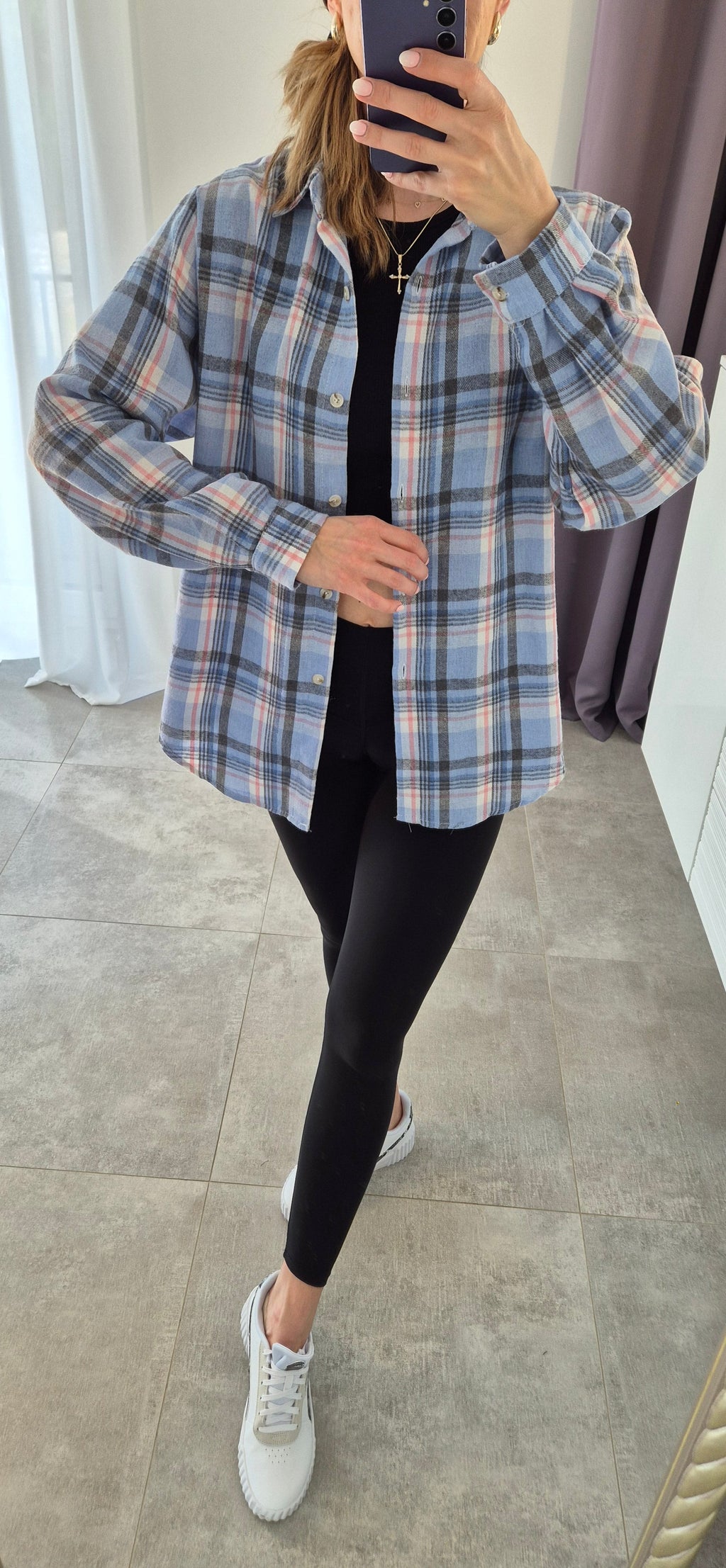 Karohemd Blau