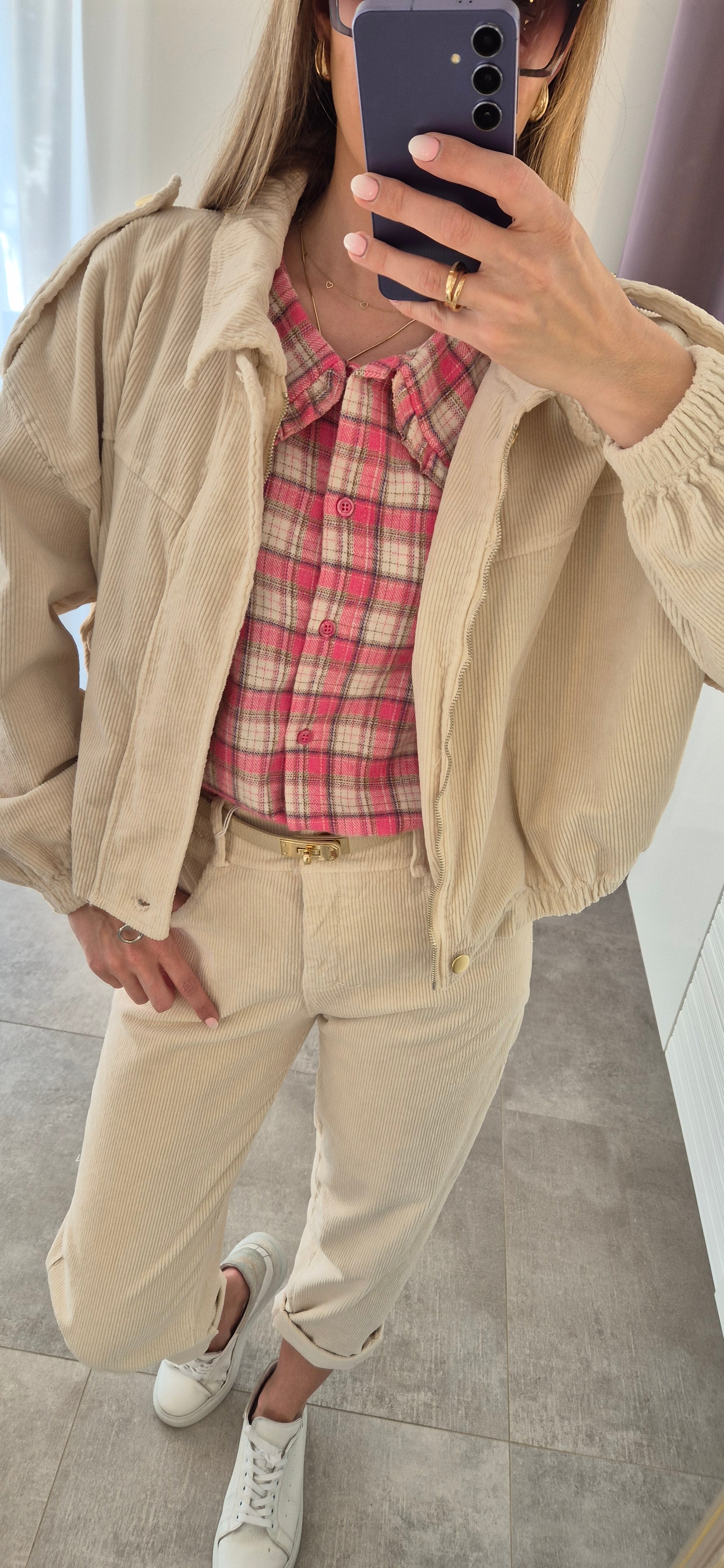 Kordhose hellbeige