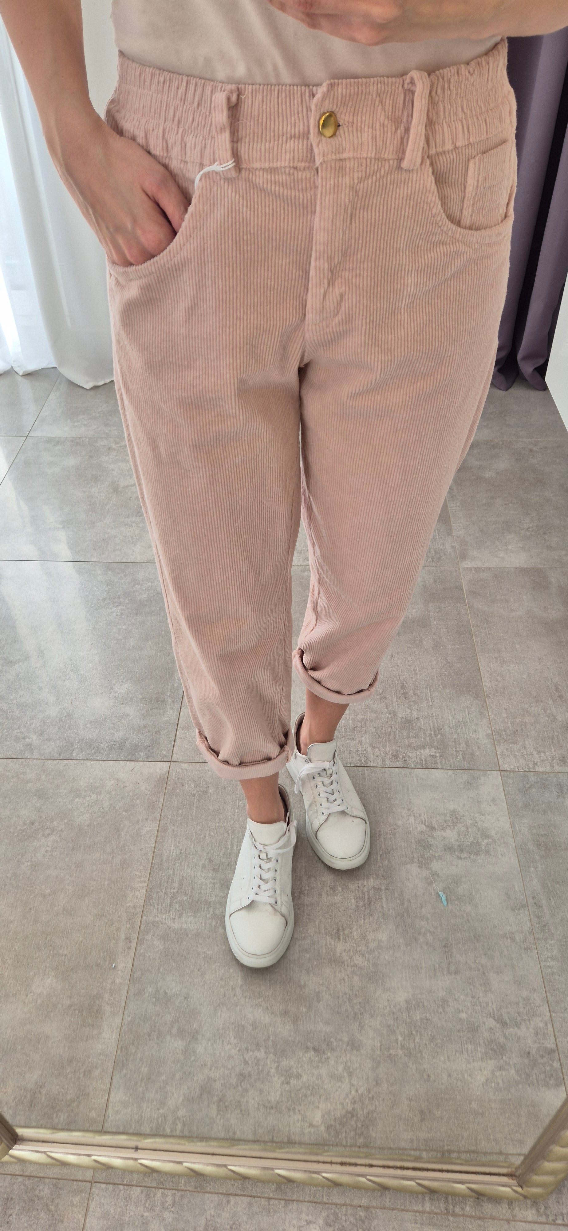 Kordhose Puderrosa