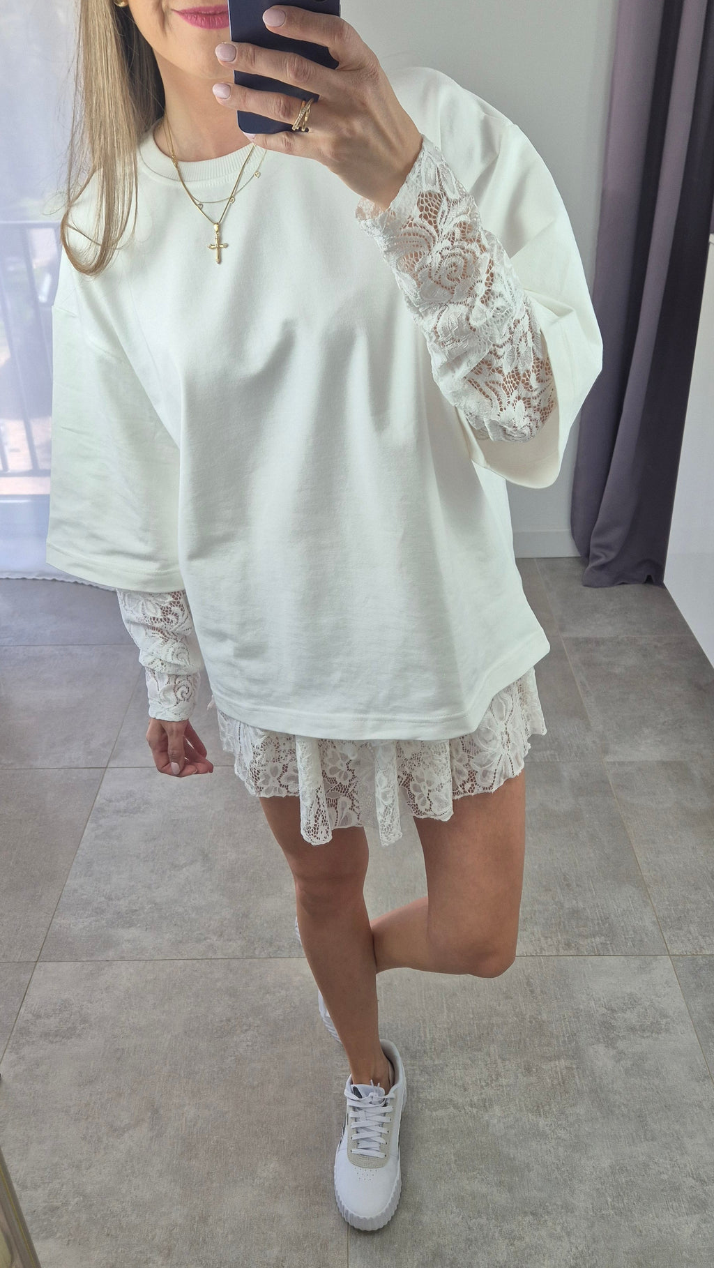 Langarmshirt Oversize