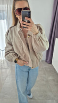 Bomberjacke Beige